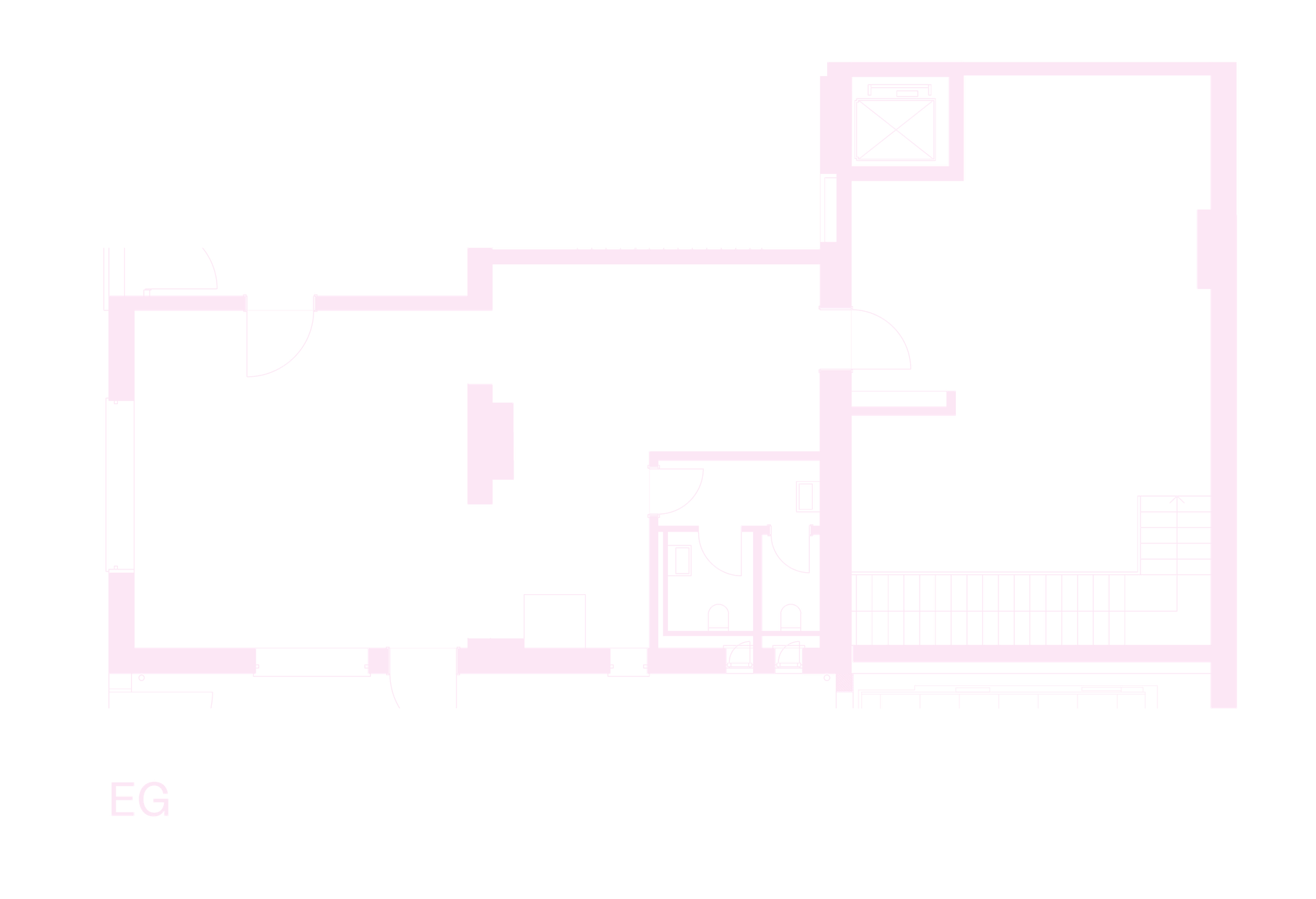 Floor plan of Ground Floor · Social Space